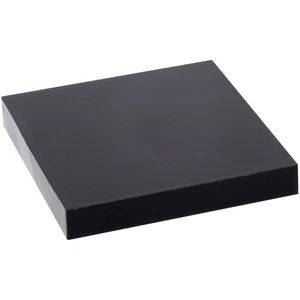 Plymor Black Acrylic Square Display Base, 1.5" W x 1.5" D x 0.25" H - Picture 1 of 1