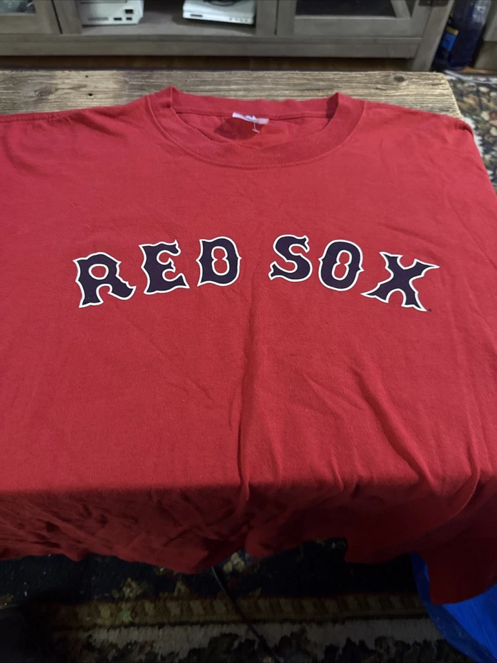 Camiseta deportiva vintage de David Ortiz de los Boston Red Sox XXL roja majestuosa #34 Foto 1 de 4