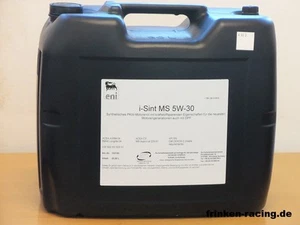 6,-€/l Agip ENI I-Sint MS 5W-30 20 L MB 229,52 BMW LL04 aceite de motor ligero