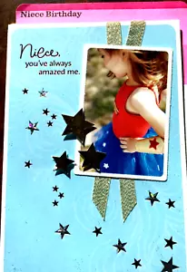 NIECE Happy Birthday Card, for MY NIECE - "You've Always Amaze Me" Hallmark 37D - Picture 1 of 3