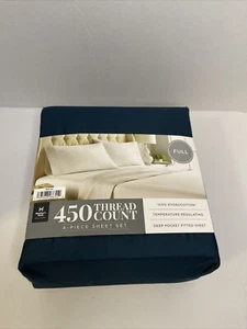 4 piece bed sheet set - Full - Dark Teal - Picture 1 of 4