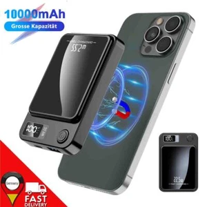 10000mAh Magnetic Powerbank Externer Batterie Ladegerät Zusatz Akku 2USB Handy - Bild 1 von 20