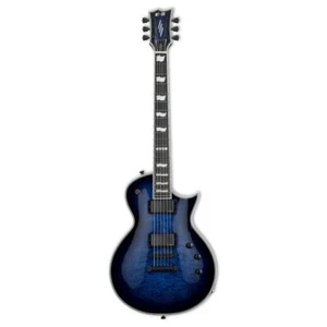 ESP E-II Eclipse 6-String Electric Guitar with Mahogany Body Reindeer Blue - Picture 1 of 6