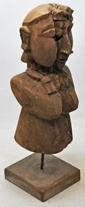 Antike Holz Frau Dame Figur Büste original alt fein handgeschnitzt - Bild 1 von 8