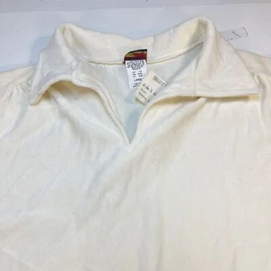 Camisa Pullover Vintage Deadstock Sears Allura Terciopelo Groovy Talla L - Imagen 1 de 4