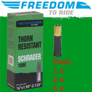 Freedom Tube - Thorn Resistant Schrader 16"x1.90-2.125" (20) 40mm - Picture 1 of 4