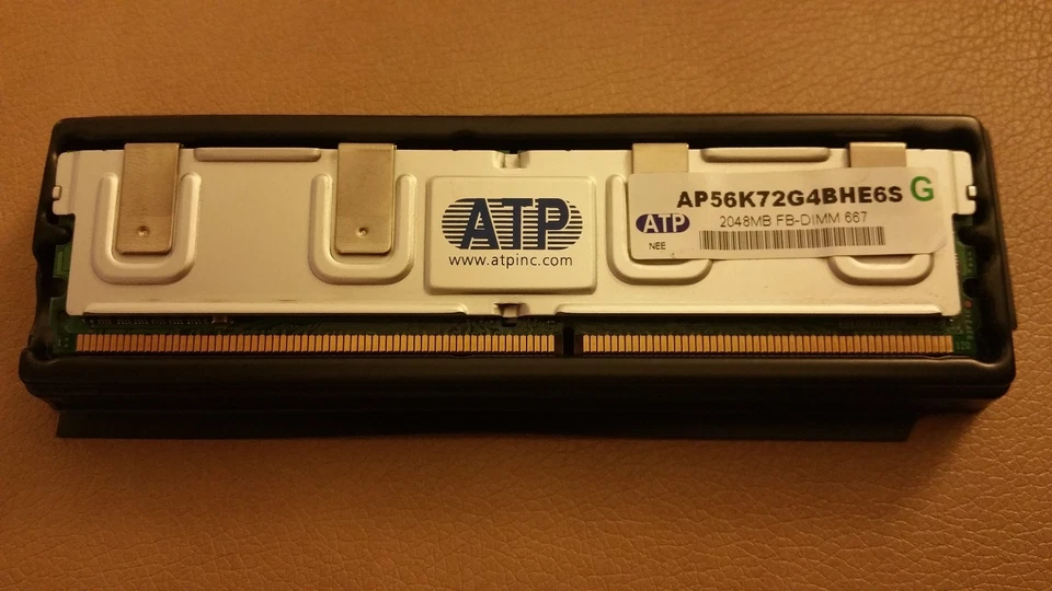 ATP AP56K72G4BHE6S 1 x 2GB FB-DIMM-667 REG ECC SERVER MEMORY - Image 1 of 3
