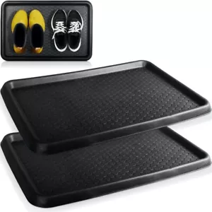 2x Schuhabtropfschale XL Schuhablage Schuhmatte Schuhe Tablett 60x40 Wanne - Bild 1 von 9
