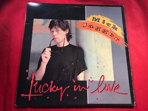 F-55 MICK JAGGER Lucky In Love - SINGLE - 45RPM - 44-05214 - CLASSIC ROCK RECORD - Picture 1 of 4