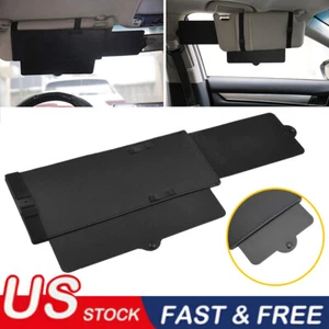 Car Sun Visor Extension Extender Shield Truck Front Side Window Shade Anti Glare - Picture 1 of 10