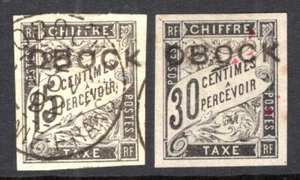OBOCK / FRENCH COLONY / POSTAGE DUE / Y&T # 11 – 13 USED - Picture 1 of 3