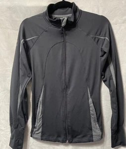 Mizuno Drylite Lightweight Performance Jacket Black & Gray teens Size XXS NWOT - Picture 1 of 9