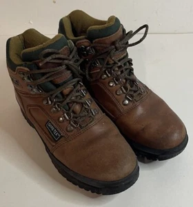 Womens Gore Tex LL Bean Hiking Boots Size 7 1/2 M Brown Leather Knife Edge - Picture 1 of 23