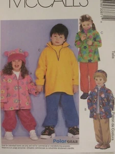 Sweet OOP McCALLS 3387 Toddlers Jackets Top Pants & Hat PATTERN 1-2-3 UC - Picture 1 of 3