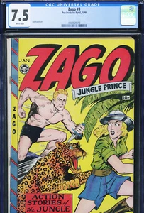 ZAGO #3 - CGC-7.5, WP - Fox - Kamen - Golden Age - Bild 1 von 3