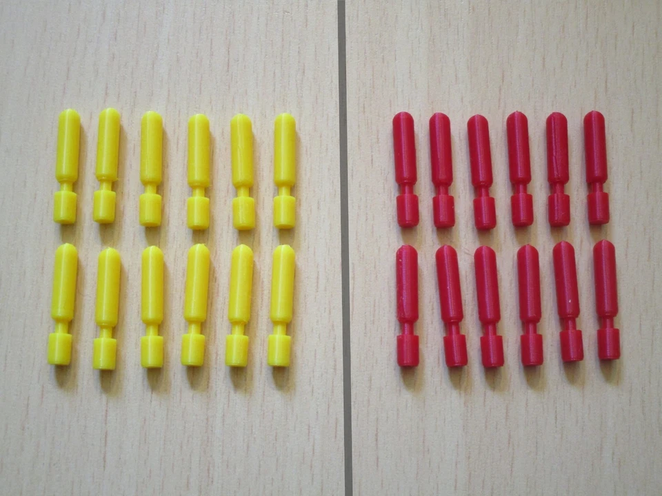 Für Dinky Toys 691 - 12 Repro Raketen für Alvis Scorpion & Striker Tank / Panzer - Bild 1 von 1