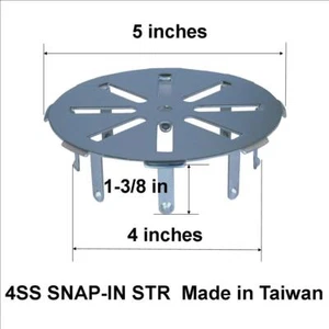 D59003, Jones Stephens, 4SS SNAP-IN STR, 717510590036, Made in Taiwan - Picture 1 of 7