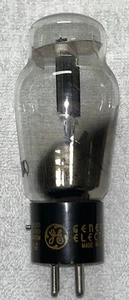 GE GENERAL ELECTRIC TYPE 10 VT-25 TUBE - FOIL GETTER - AMPLITREX TESTED 84% Gm - Picture 1 of 4