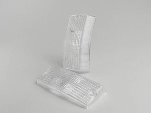Vespa PX & LML White/Clear Front Indicator Lens Quality Made - Pair - Picture 1 of 1