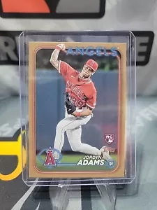 2024 Topps Series 2 #470 Jordyn Adams RC Gold Parallel /2024 Angels - Picture 1 of 3