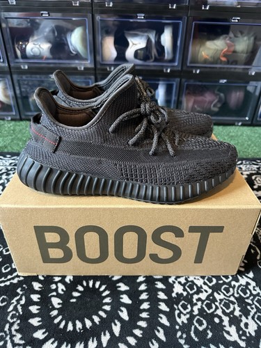 Adidas Yeezy 350 V2 nere antiriflesso taglia 10