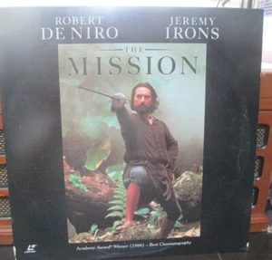 The Mission LASERDISC, Robert Dinero, Jeremy Irons ACADEMY AWARD 1986 EXT PLAY, - Imagen 1 de 2