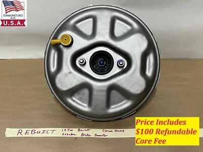 RECONSTRUIDO ORIGINAL DE FÁBRICA 1967-1970 BUICK DELCO MORAINE REFUERZO DE FRENO ELÉCTRICO Foto 1 de 4