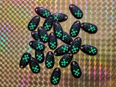 Lotto Palette Black Fury per Costruzione Esche Artificiali (Modello Mepps) - Immagine 1 di 3