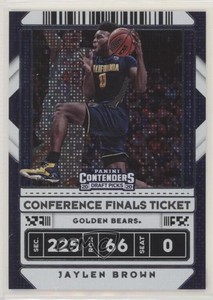 2020-21 Panini Contenders Draft Picks Conference Finals Ticket /75 Jaylen Brown