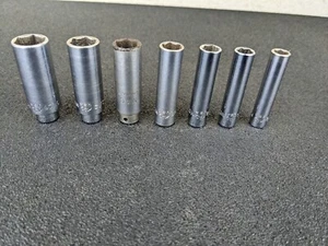 #bj608 Mac Tools SMD86TR 7 piece 1/4" drive SAE Deep 6pt socket set - Picture 1 of 12