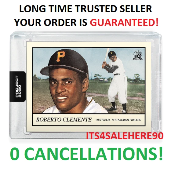 Topps Project 2020 #78 ~ 1955 ROBERTO CLEMENTE by Oldmanalan (PR 8610) IN HAND - Image 1 of 2
