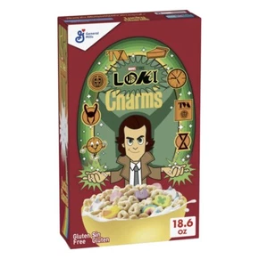 2023 Marvel Loki Charms Cereal Lucky Charms Limited Edition Walmart Ex. IN HAND - Picture 1 of 2