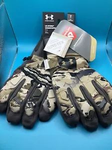 Under Armour Mens Gore-Tex Infinium Mid Season Wind-Stopper Hunting Gloves Sz L - Picture 1 of 20