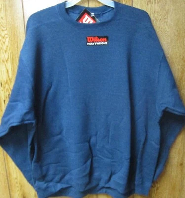 Sudadera Hombre Wilson 3XL Peso Pesado Color Azul Marino 50/50 Algodón/Poliéster Foto 1 de 3
