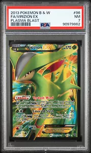 2013 Pokemon Plasma Blast Virizion Ex #96 Full Kunst Holo PSA 7 NM # 90979862 - Bild 1 von 2