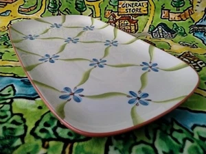SOUTHERN LIVING AT HOME Gail Pittman VERANDA 18-inch Floral Platter Serving Tray - Picture 1 of 10