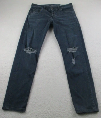 Rag & Bone Jeans Men 34 32X29 Fit 1 Skinny Leg Standard Issue Blue Button Fly - Image 1 of 4