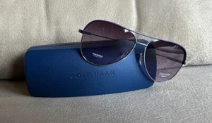 New Cole Haan CH7067 505 Plum Women’s Sunglasses Aviator Full Rim 58-13-135 - Picture 1 of 3
