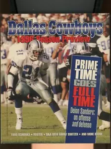 Dallas Cowboys 1996 Season Preview Deion Sanders - Picture 1 of 2