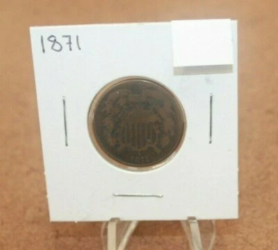 1871 Two Cent Coin [042WEJ] - Image 1 of 4