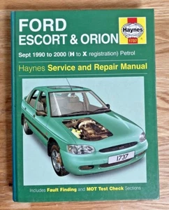 Haynes Manual Ford Escort & Orion petrol 1990-2000 by John S Mead - Picture 1 of 4