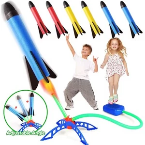 Foam Rocket Launcher for Kids – Outdoor Stomp Toy Gift Game - Picture 1 of 4