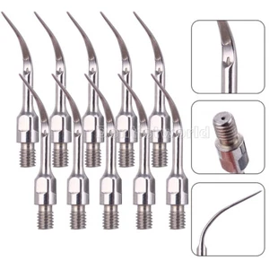 10PKS Dental Ultrasónico Piezoescalador Escalado Endo Pieza de Mano PS3 Punta Ajuste SIRONA - Imagen 1 de 11