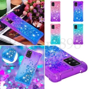 Glitter Case For Samsung Galaxy A72 A71 A52 A51 A42 A32 5G Shockproof TPU Cover - Picture 1 of 19