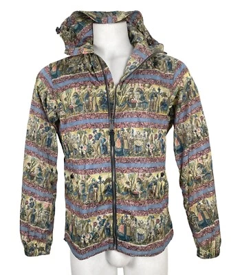 NEW $850 BURBERRY FULLERTON PACKABLE WINDBREAKER JACKET! LUXURY ARTISAN PRINT - Image 1 of 3