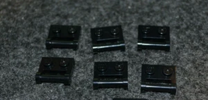 (6) 1x2 Black Plate w/ Handle Bricks ~ New Lego Parts ~ - Picture 1 of 1