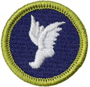 BSA ATHLETICS MERIT BADGE CURRENT MINT NWT TYPE L SINCE 1910 BACK - Picture 1 of 3
