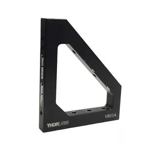 Thorlabs VB01A Vertical Bracket For Breadboards, 1/4"-20 Tapped *Milled Holes* - Picture 1 of 9