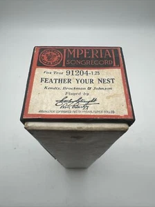 Vintage Imperial Songrecord Player Piano Roll - “Feather Your Nest” 91204 - Picture 1 of 7