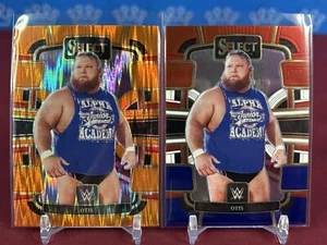 2024 Panini Select WWE Otis Raw #12 Concourse Orange Flash Prizm - Picture 1 of 2